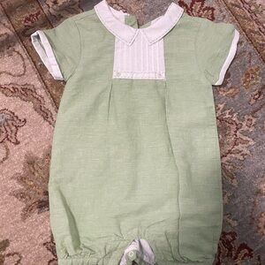 8 pieces Janie and Jack bundle-Romper, sweater, pants, shirt, swim , 2 overalls